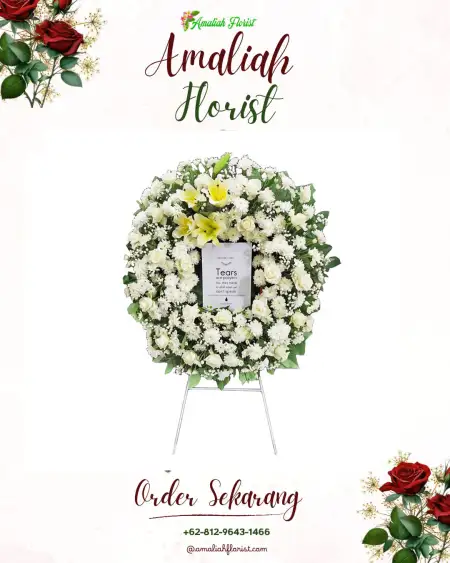 Krans Bunga Duka Pamong